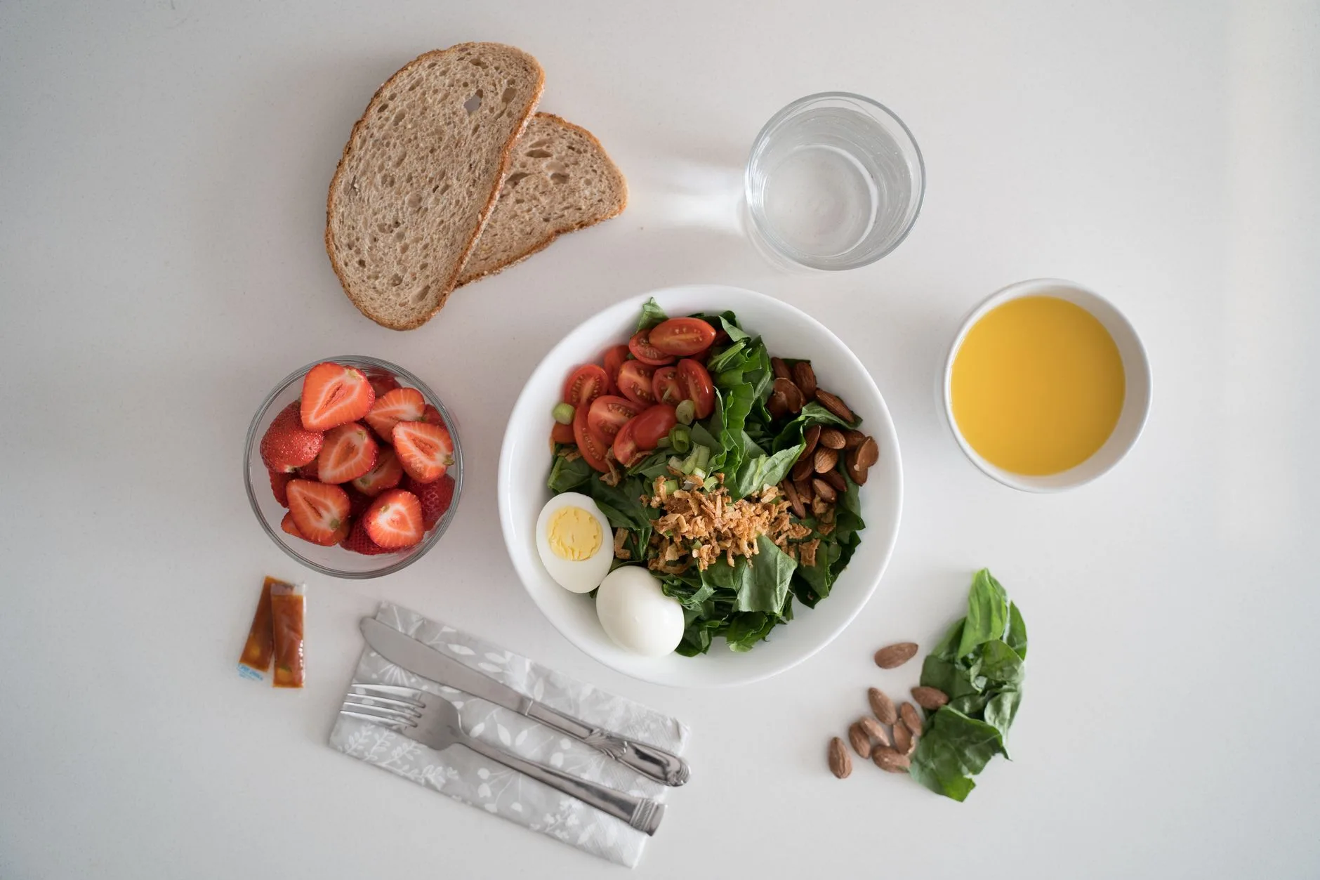 balanced healthy meal vegetables whole grains lean protein