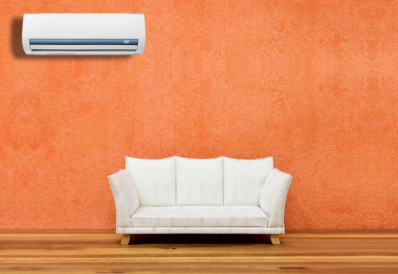 acheter climatiseur portable France — portable air conditioner in modern French living room