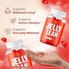 close-up of JellyLean gelatin weight loss gummies texture