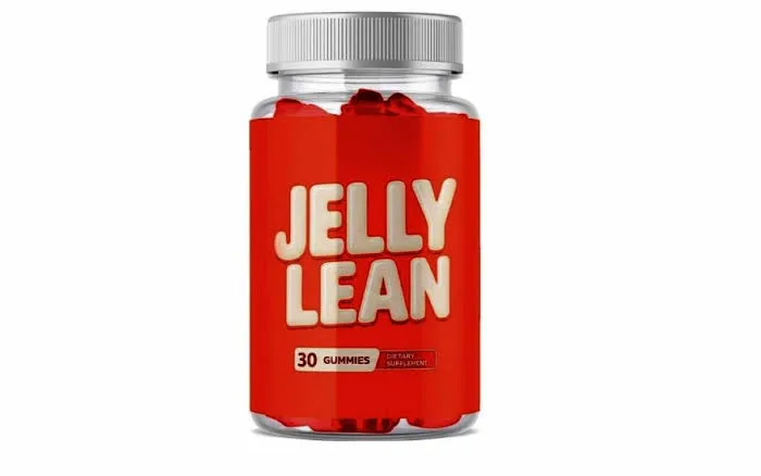 JellyLean gummy packaging with product for fat burning support