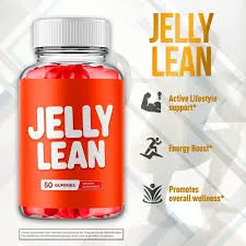 JellyLean gummies product image with 60-day money-back guarantee badge