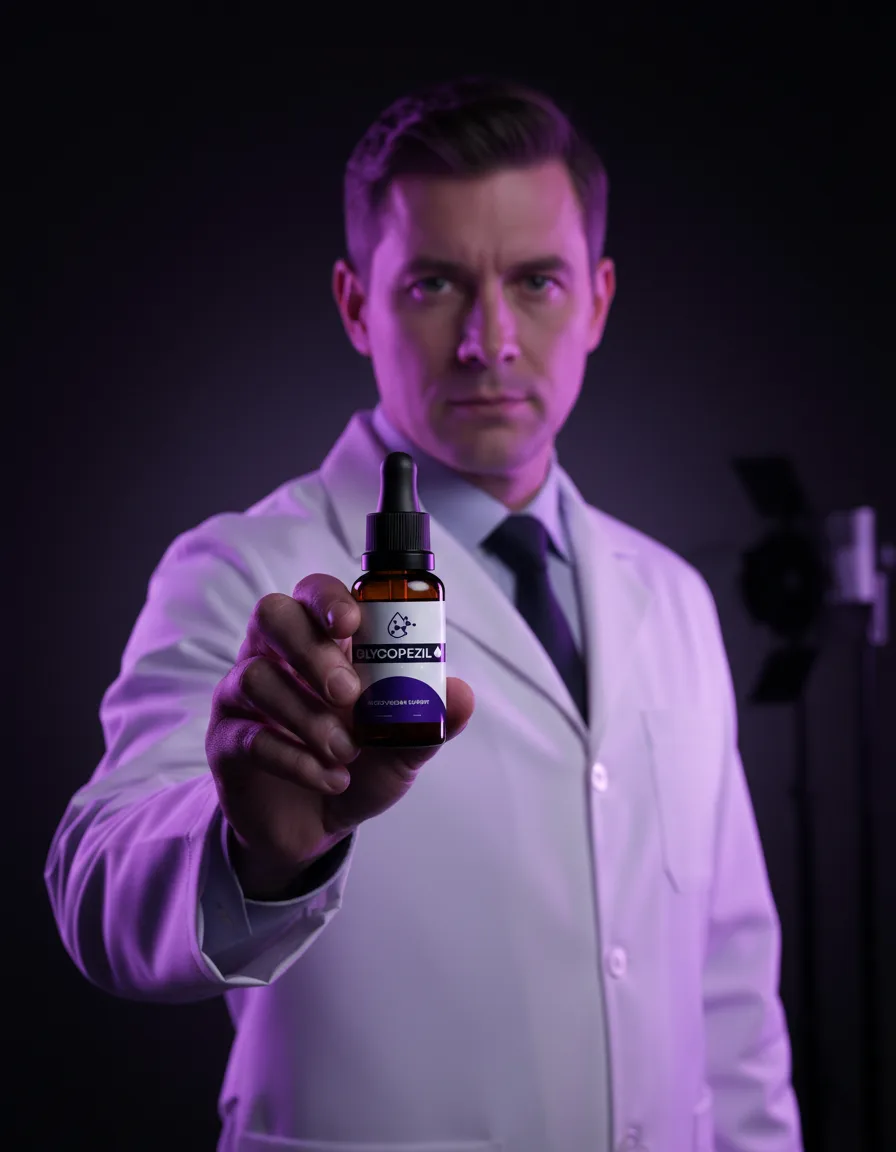 how does glycopezil work — GlycoPezil supplement bottle front label how does glycopezil work
